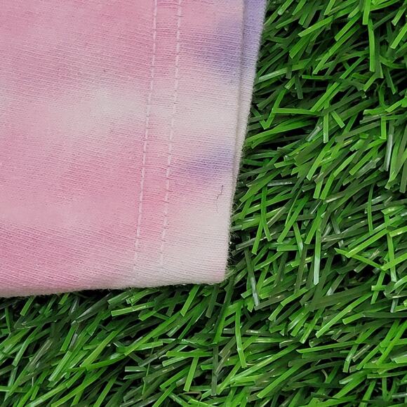 ACDC High-Voltage Crop-Top Shirt Womens XL 23x20 Swirl Tie-Dye - Picture 8 of 11